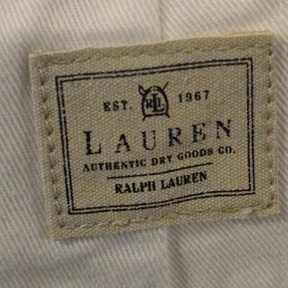 Lauren Ralph Lauren Khaki Chino Shorts Midrise Women size 6P - Picture 2 of 14